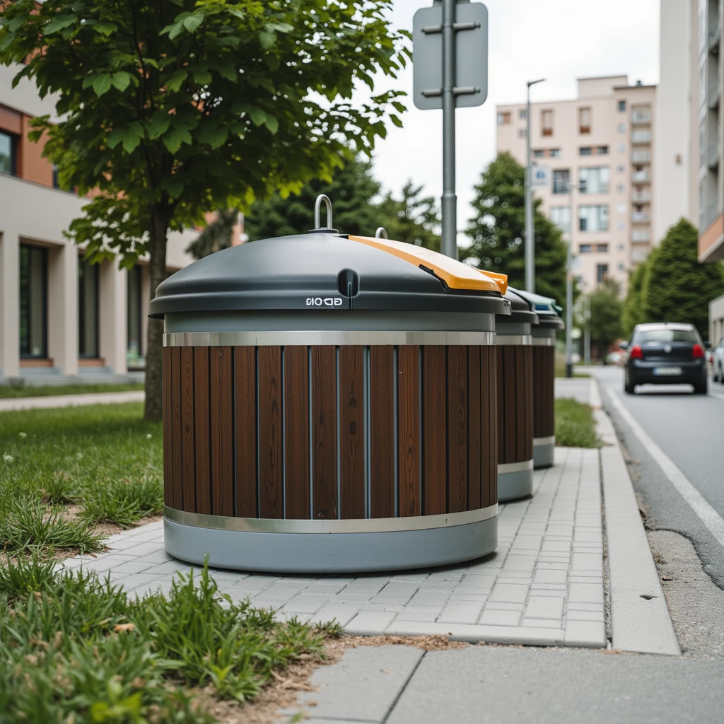 Clean street with Redox-Enex containers